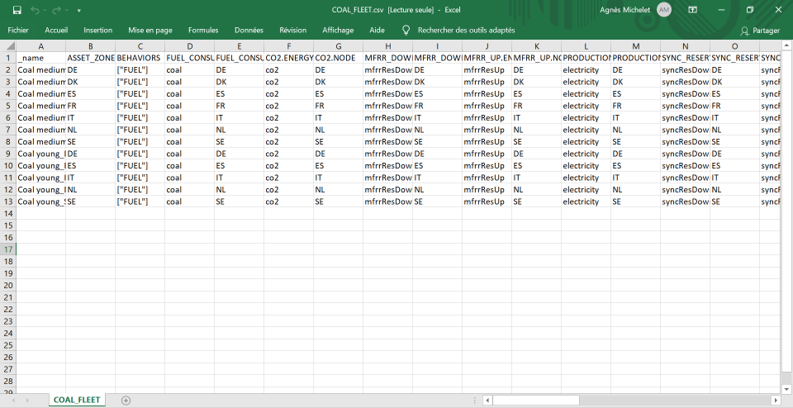 CSV example