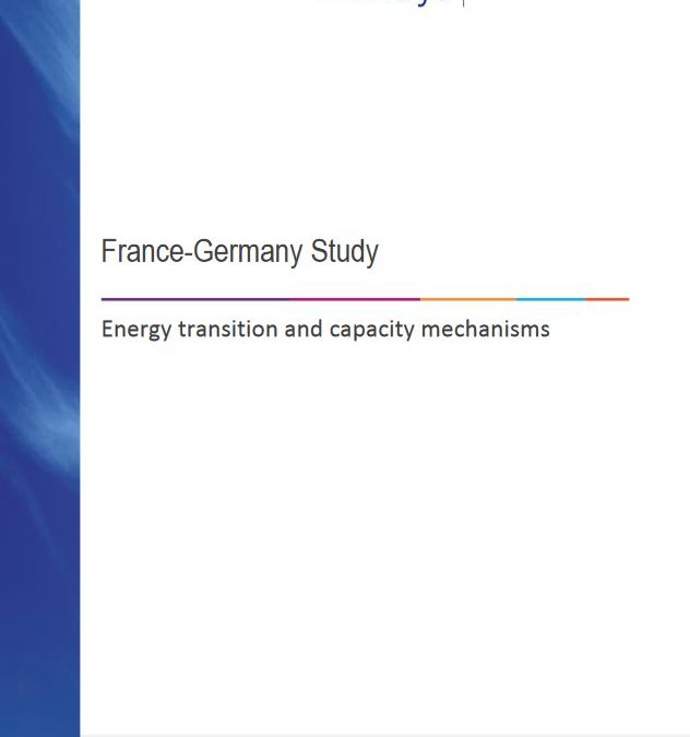 Transition énergétique et mécanismes de capacité : une contribution au débat européen