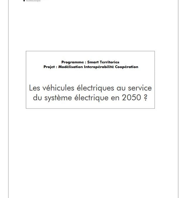 Les véhicules électriques au service du système électrique en 2050 ?