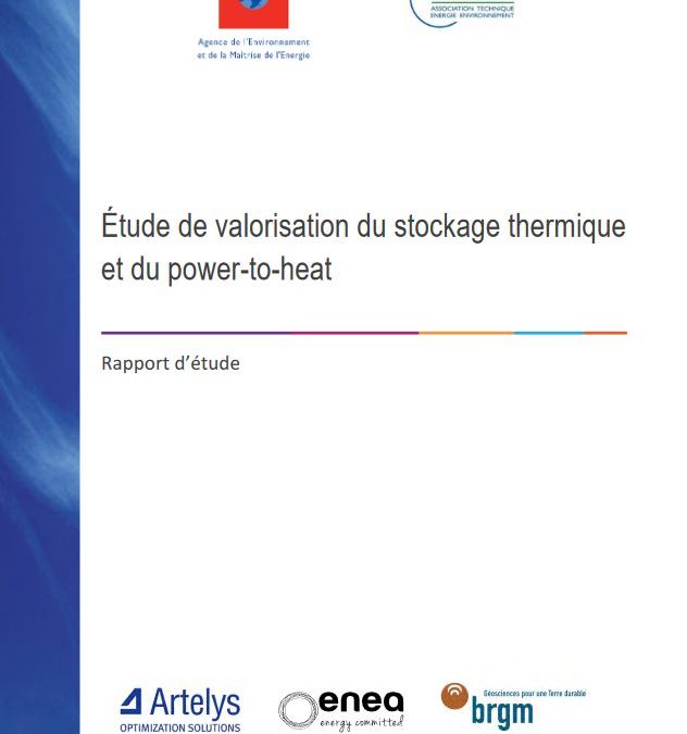 Étude de valorisation du stockage thermique et du power-to-heat