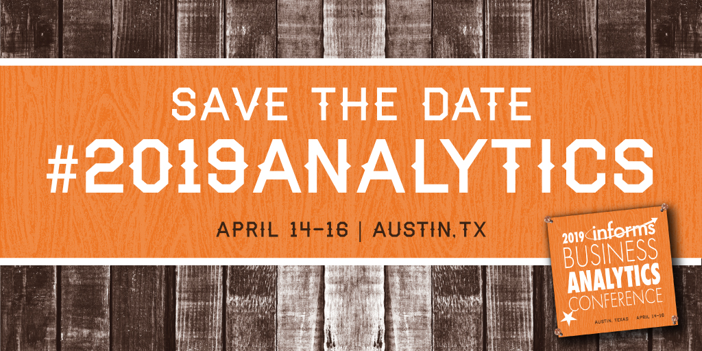 Meet Artelys at the 2019 INFORMS Business Analytics Conference