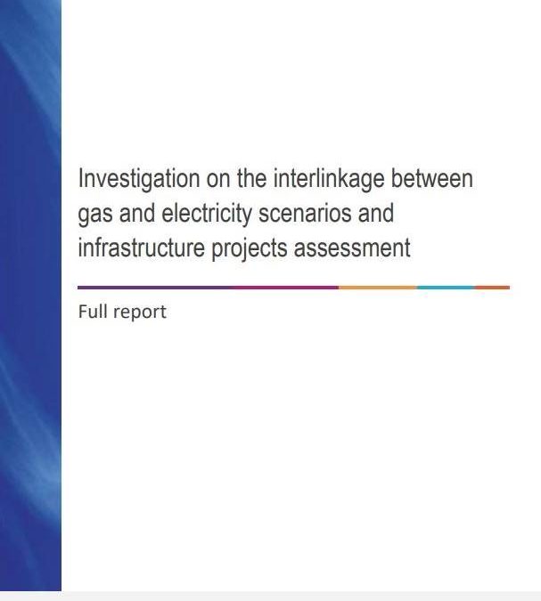 Investigation on the interlinkage between gas and electricity scenarios and infrastructure projects assessment