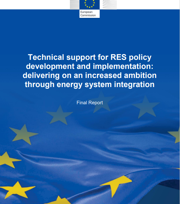 Technical support for RES policy development and implementation