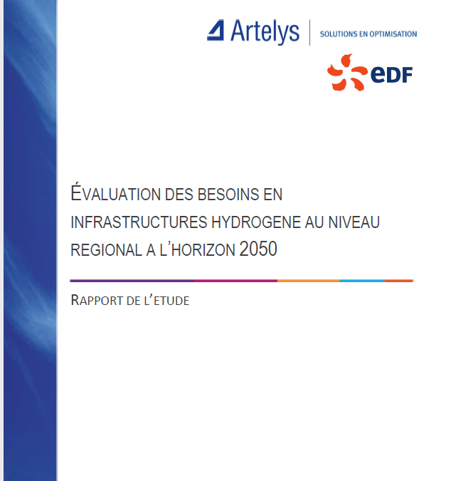 Assessment of hydrogen infrastructure needs at the regional level by 2050.