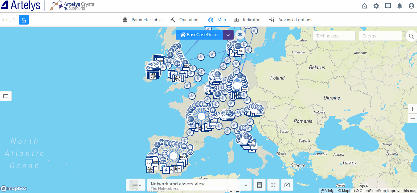 New map functionalities