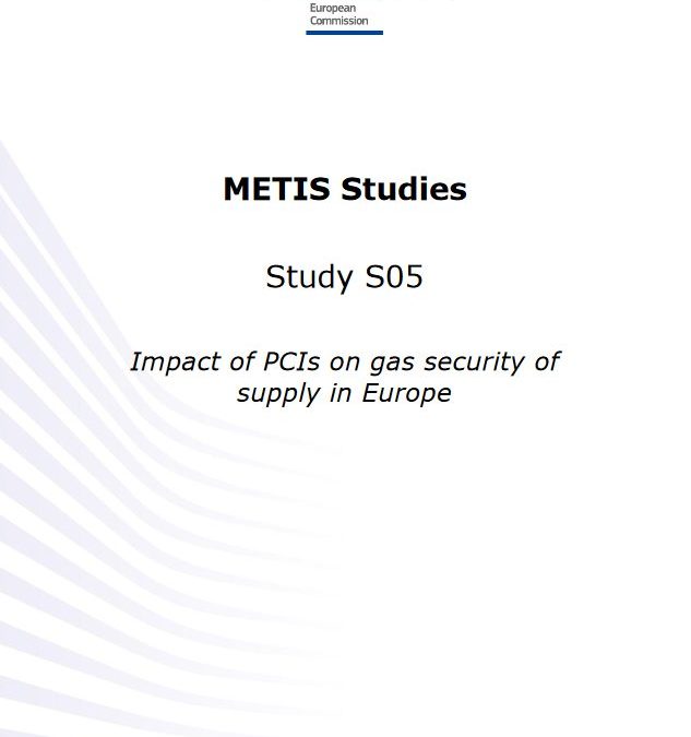 Impact of PCIs on gas security of supply in Europe