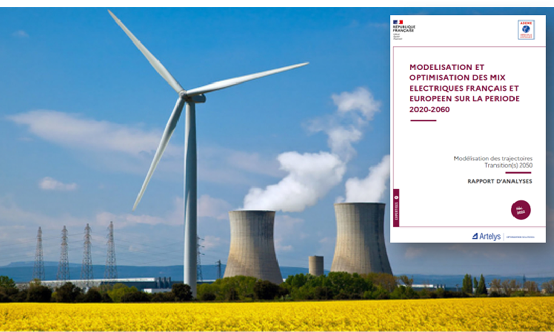 Publication du rapport « Modélisation et optimisation des mix électriques français et européen 2020-2060 » par l’ADEME