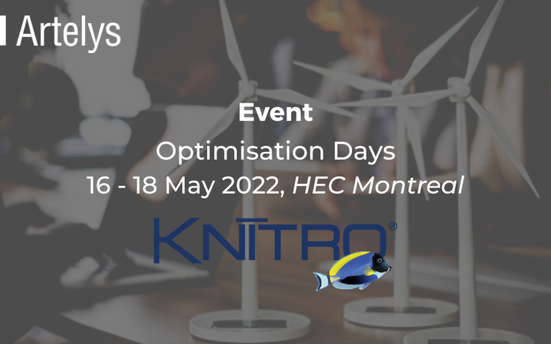 Meet the Artelys Canada team during the Optimization Days 2022!